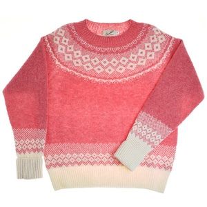 Campbell's of Beauly Nordic Rose Crew Sweater size medium